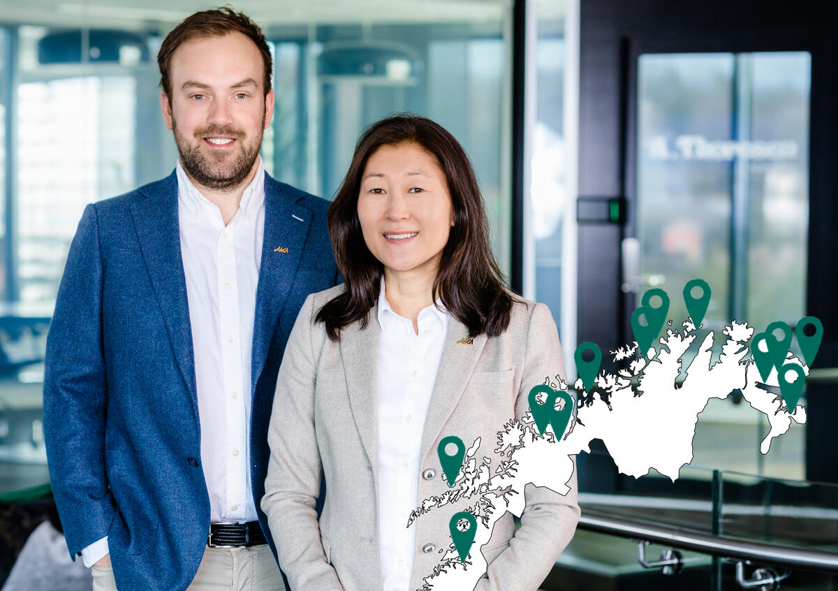 AKAs investeringsdirektør Hallvard Thoresen og adm.dir. Jane K. Gravbråten.
