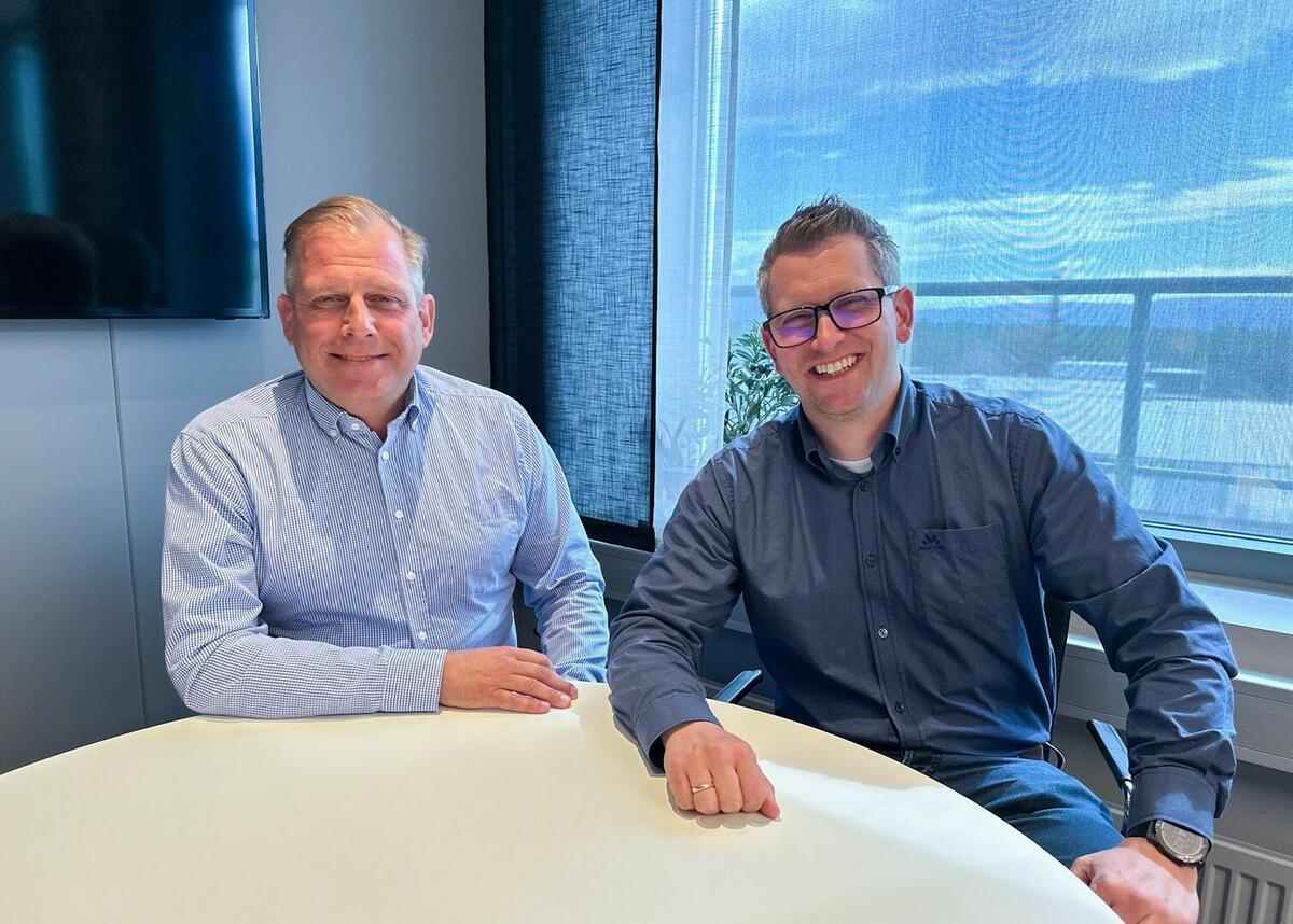 Eiendomssjef Tormod Syvertsen og forvaltningssjef Hans Arne Sørli.